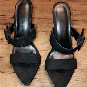 Pointy toe stilettos slide